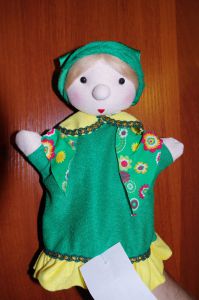 Кукла-перчатка "Купчиха"