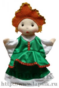 Кукла-перчатка "Любава - средняя дочь"